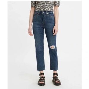Levi’s Wedgie Straight Button fly Jeans Size 27 Blue